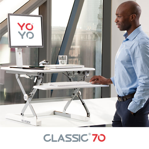 Yo-Yo DESK 70 Single Monitor Standing Desk Converter