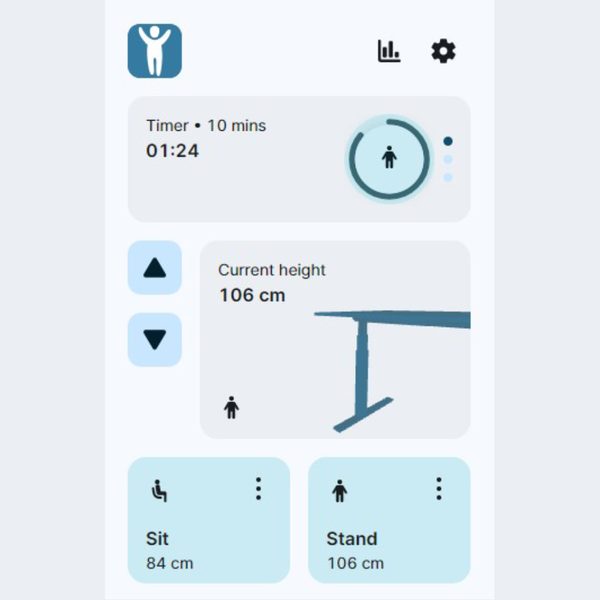 Yo-Yo DESK WELLNESS 3+ L-Shape SMART Standing Desk with Wellness APP