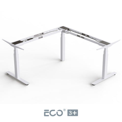 Yo-Yo DESK EXEC 3+ Triple Motor L-Shaped Height Adjustable Standing Desk