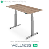 Yo-Yo DESK WELLNESS 2+ Extra Height Standing Desk with Wellness APP