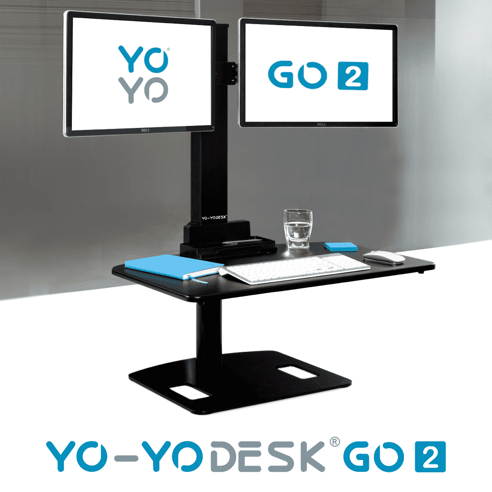 Yo-Yo DESK GO 2 Black Side View