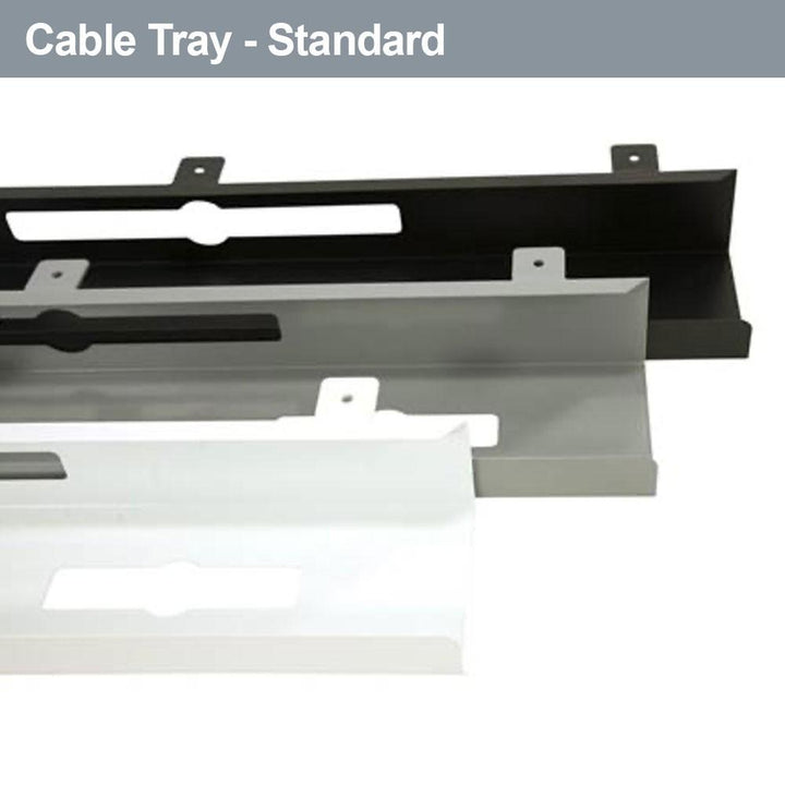 2 x Cable Tray STANDARD - BLACK