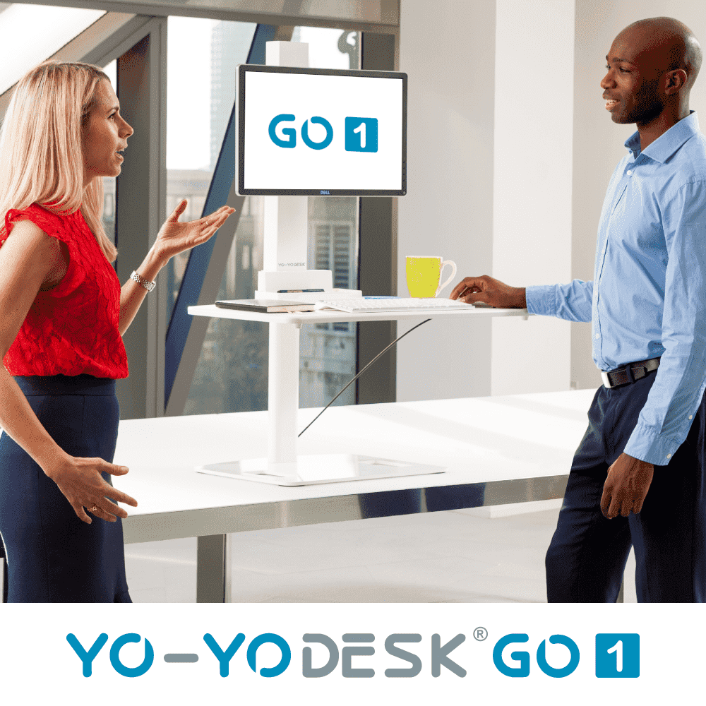 Yo-Yo DESK GO 1 Desk Side View