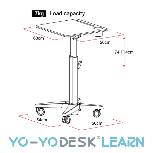 Yo-Yo DESK LEARN Height Adjustable Portable Standing Desk