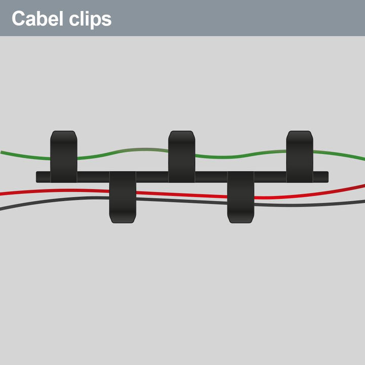 2 x Desk Clips (under desktop)